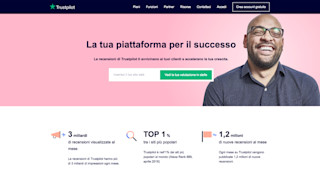 home page of business.trustpilot.com trustpilot bizweb frontpage screenshot it 800x520