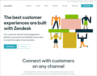 screenshot zendesk website 700x550