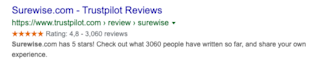 Trustpilot profile pages still have rich snippet stars Trustpilot profile pages still have rich snippet stars
