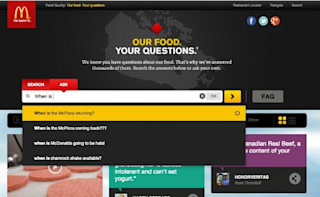 Screenshot from McDonalds website screenshot-from-mcdonalds-website-2