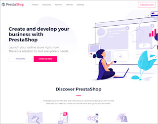 screenshot prestashop website 700x550
