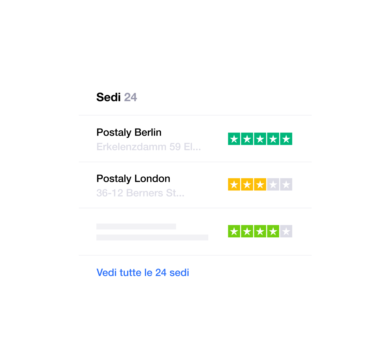 Illustration of a Trustpilot location reviews example IT – Jumbotron main image - desktop