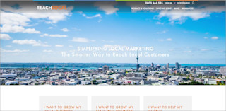 Screenshot of the website of Reach Local partners nz reach-local screenshot
