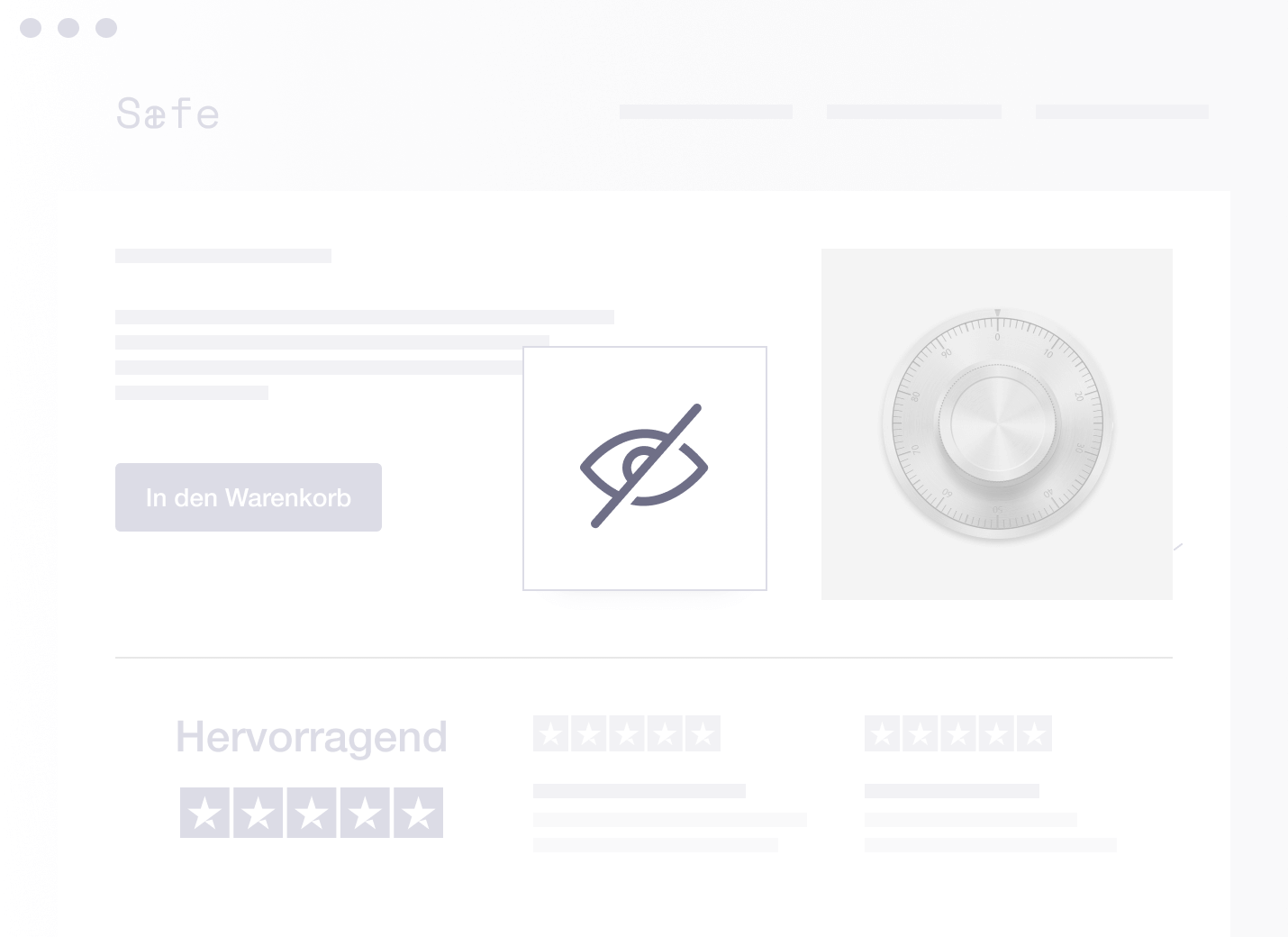 Product illustration of restricted data access to Trustpilot reviews DE - Restricted data access