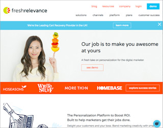screenshot freshrelevance website 700x550