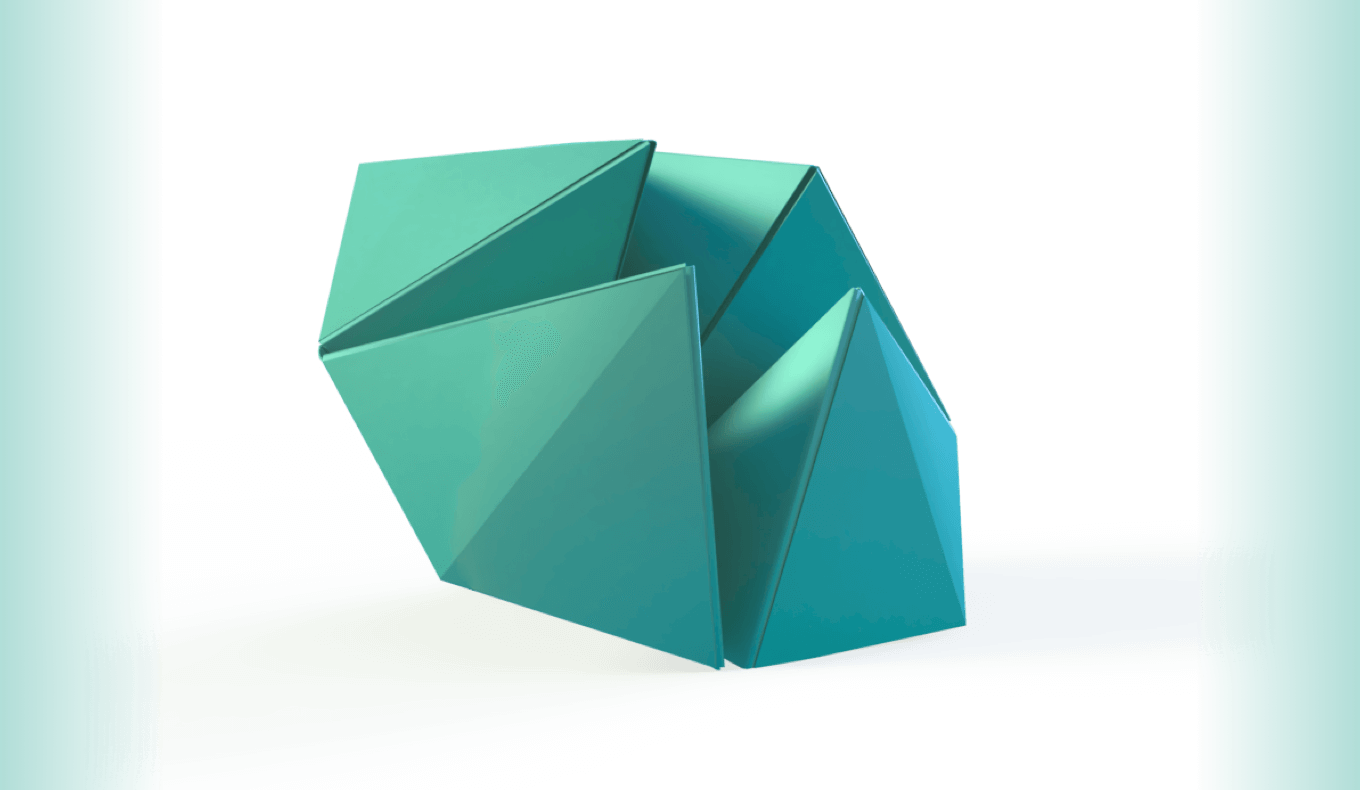 Green origami folding paper game Green origami folding paper game - mobile