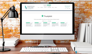 An example of a Trustpilot TrustBox on a website Trustpilot Trustox example