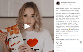 Bethsanland Instagram post social proof example endorsement 1