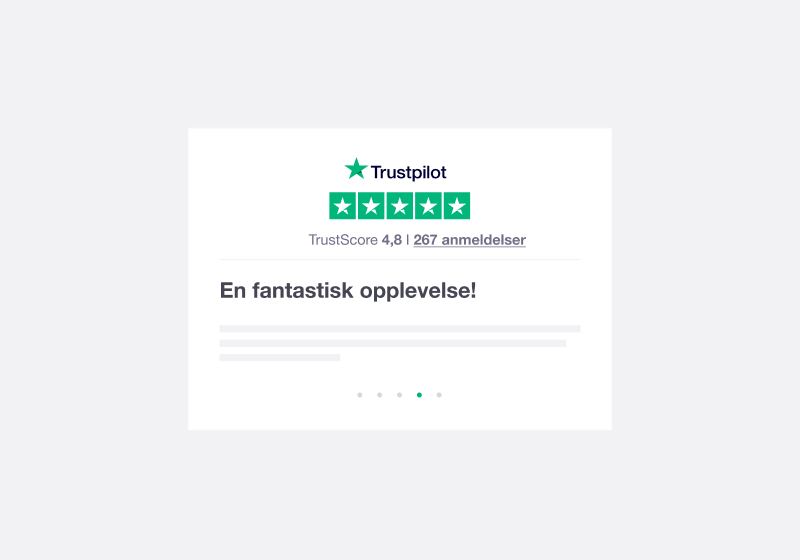 NO - Trustbox widgets