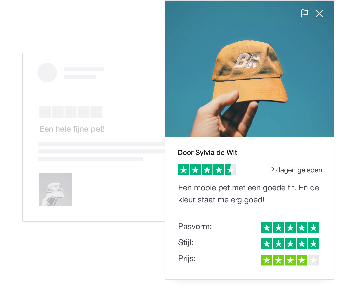 Trustpilot highlight of customer photos on product reviews NL - Highlight customer photos