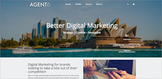Screenshot of the website of Agent6 partners au agent6 screenshot