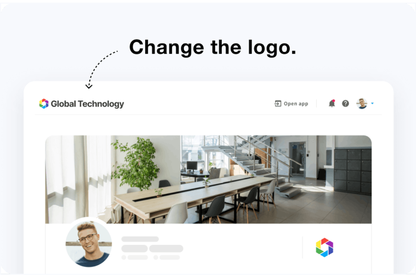 Customize Logo and Cover Image