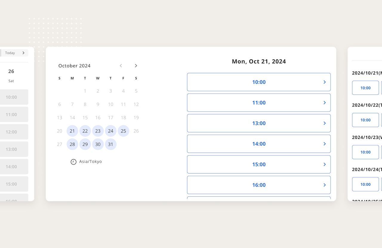 Designate multiple calendar designs for booking pages