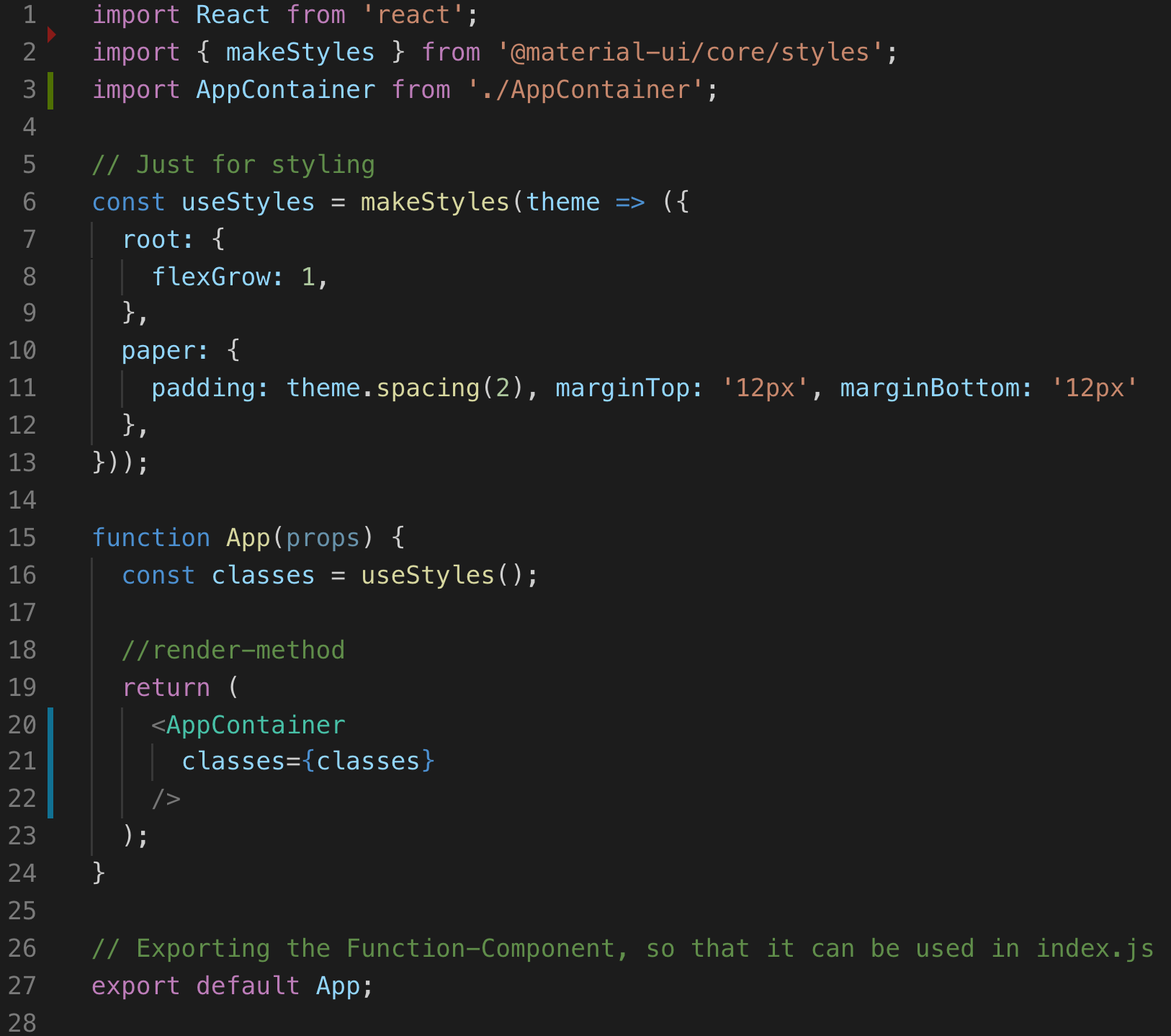 React 3, Bild 1
