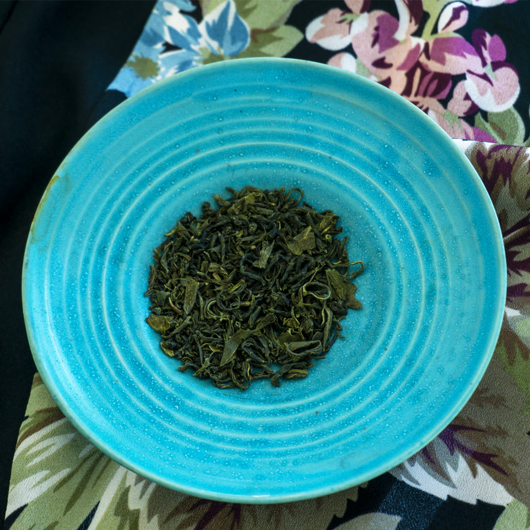 Foglie di tè verde coreano