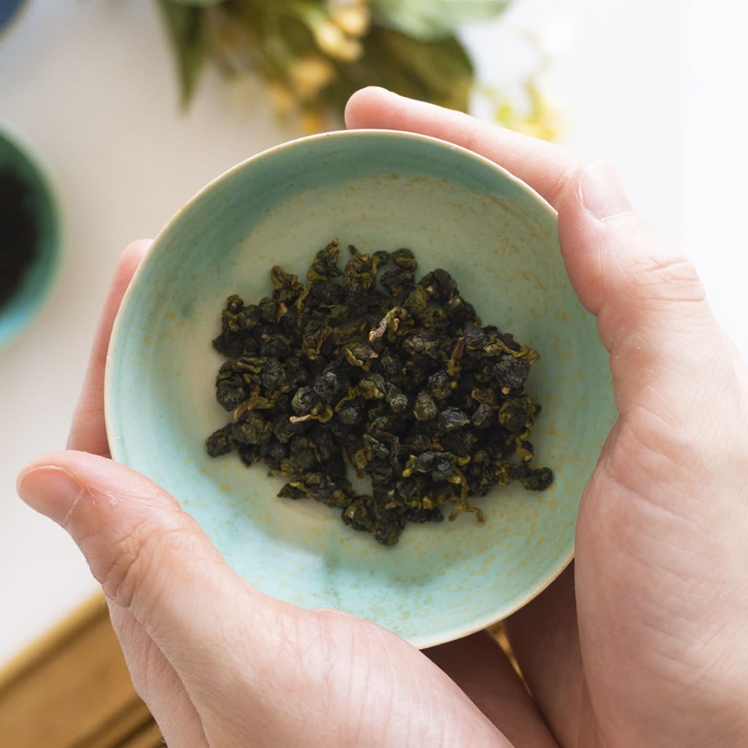 Foglie di oolong di Shan Lin Xi