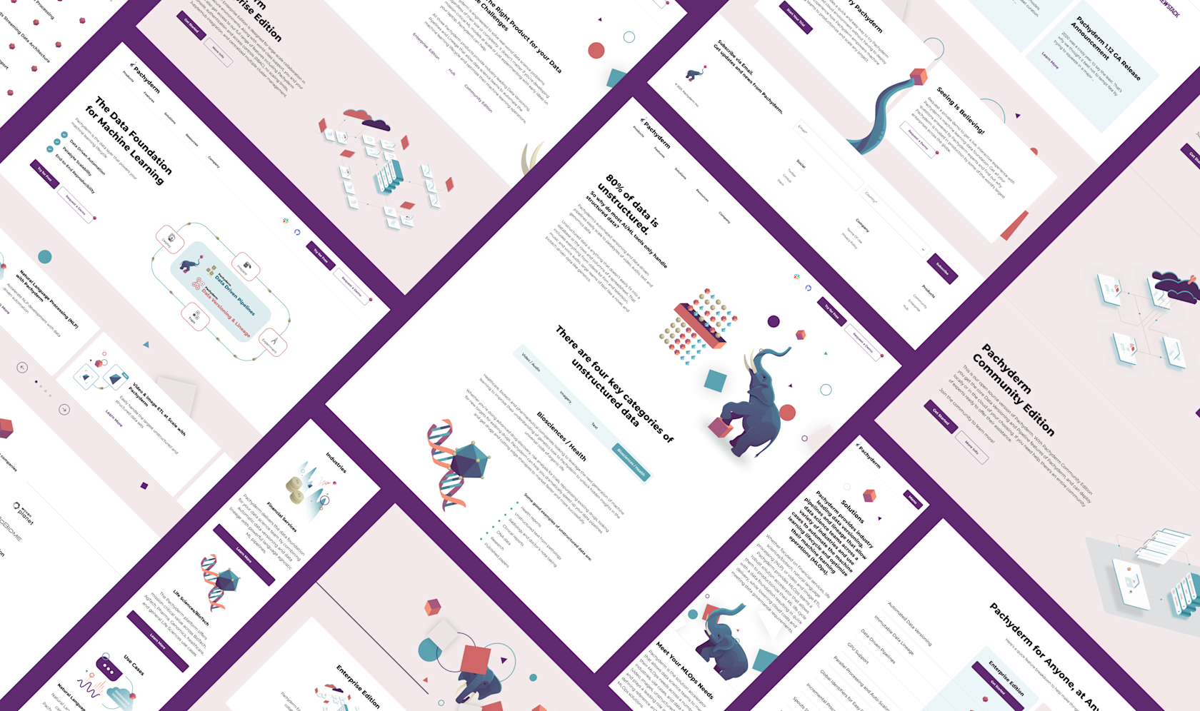 Pachyderm page designs