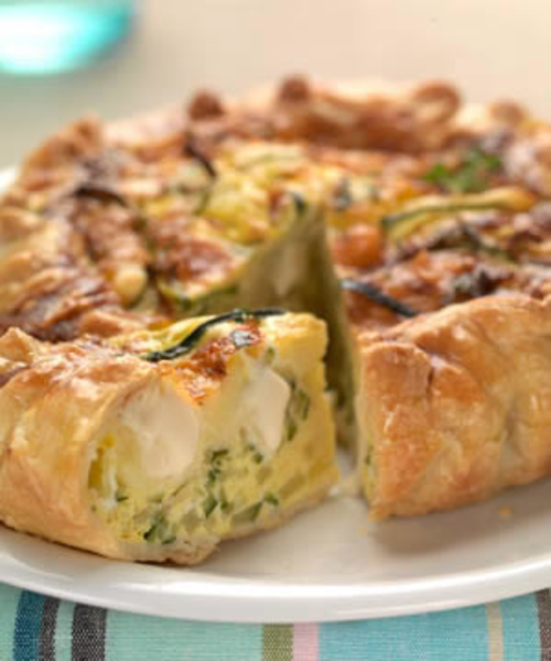 Leerdammer cuketový quiche - thumbnail