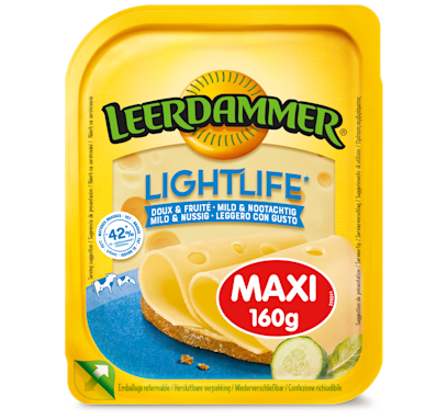Leerdammer® Lightlife plátky MAXI 160g