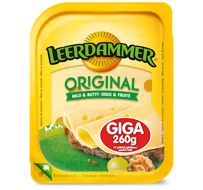 Leerdammer® Original plátky GIGA 260g