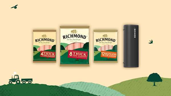 Win a SONOS Roam Bluetooth speaker with Richmond sausages