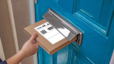 Prescription delivered through door