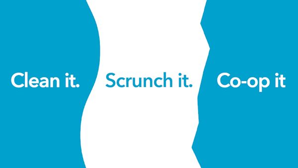 Soft plastic - Clean it. Scrunch it. Co-op it.
