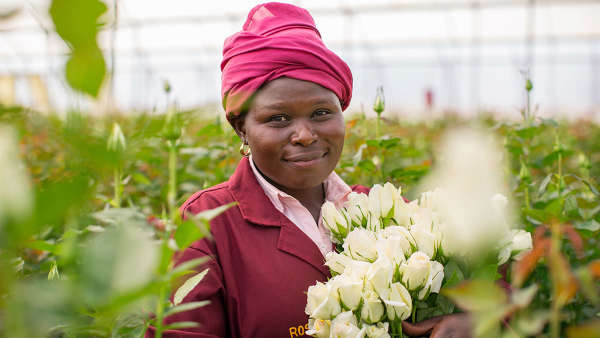 Fairtrade flower producers' hero