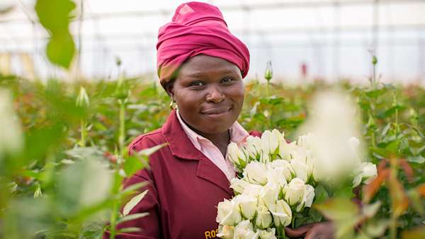 Fairtrade flower producers' hero