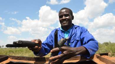 Fairtrade charcoal producer's hero