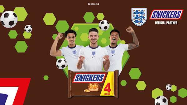 Win a VIP package to watch the match in style with Snickers