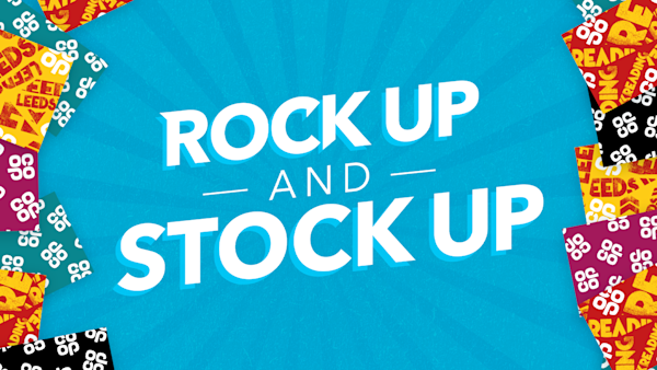 Rock up and stock up - Festivals 2021 hero image