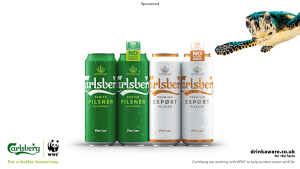 Win a WWF sea turtle adoption with Carlsberg
