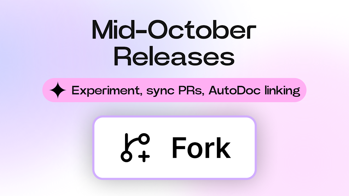 Forking Tasks, Improved PRs, and AutoDoc Linking cover image