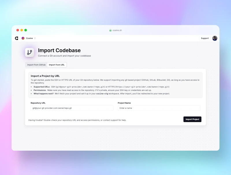 Import Codebase (1)