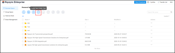 How to Use the Raysync File Sync Function?