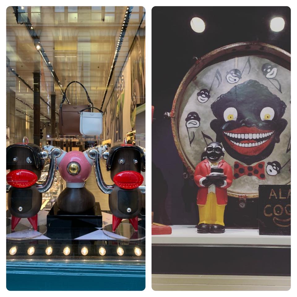 prada vs vintage blackface, twitter