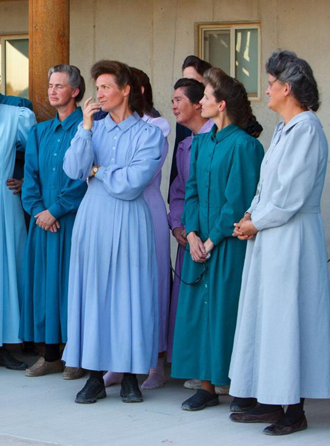 mormon wives in blue