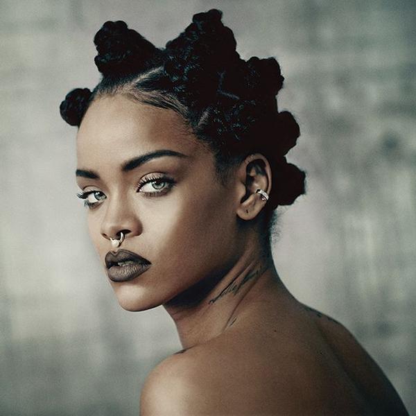 rihanna bantu knots grande