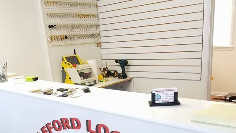 a picture of our front desk