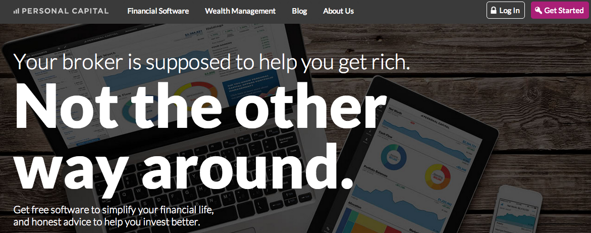 Personal Capital Homepage