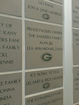 Green Bay Packers Stockholders Wall