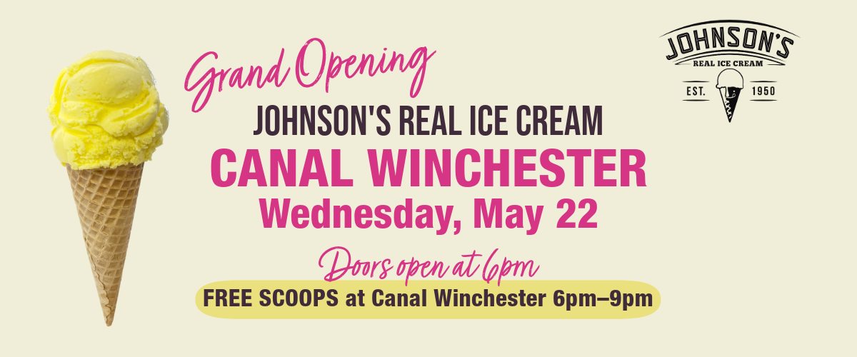 Grand Opening-Johnson's Real Ice Cream Canal Winchester