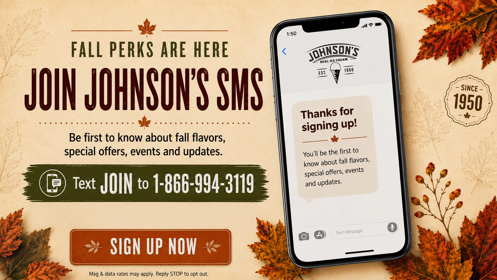 Become a Johnson's Real Ice Cream Insider