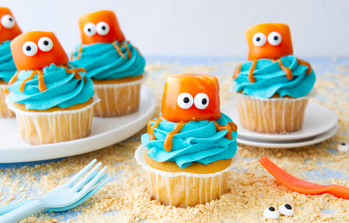 octopus cupcakes