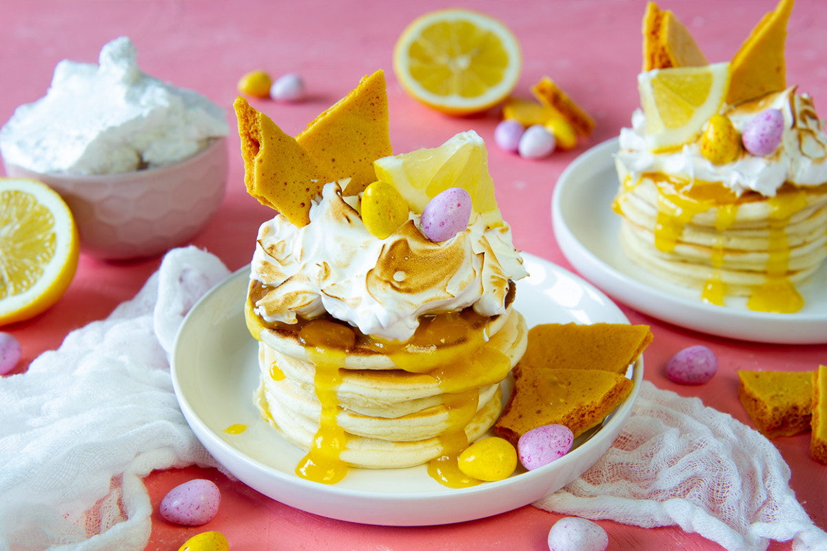 lemon meringue american pancakes