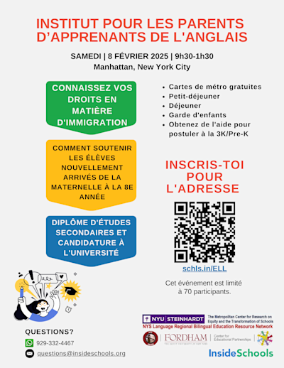 FRENCH ELL Parent Institute
