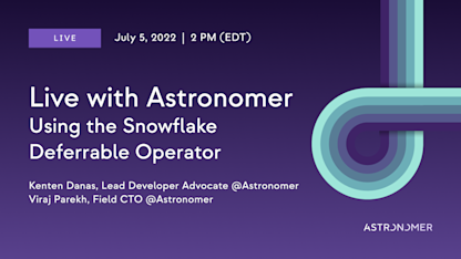 Using the Snowflake Deferrable Operator