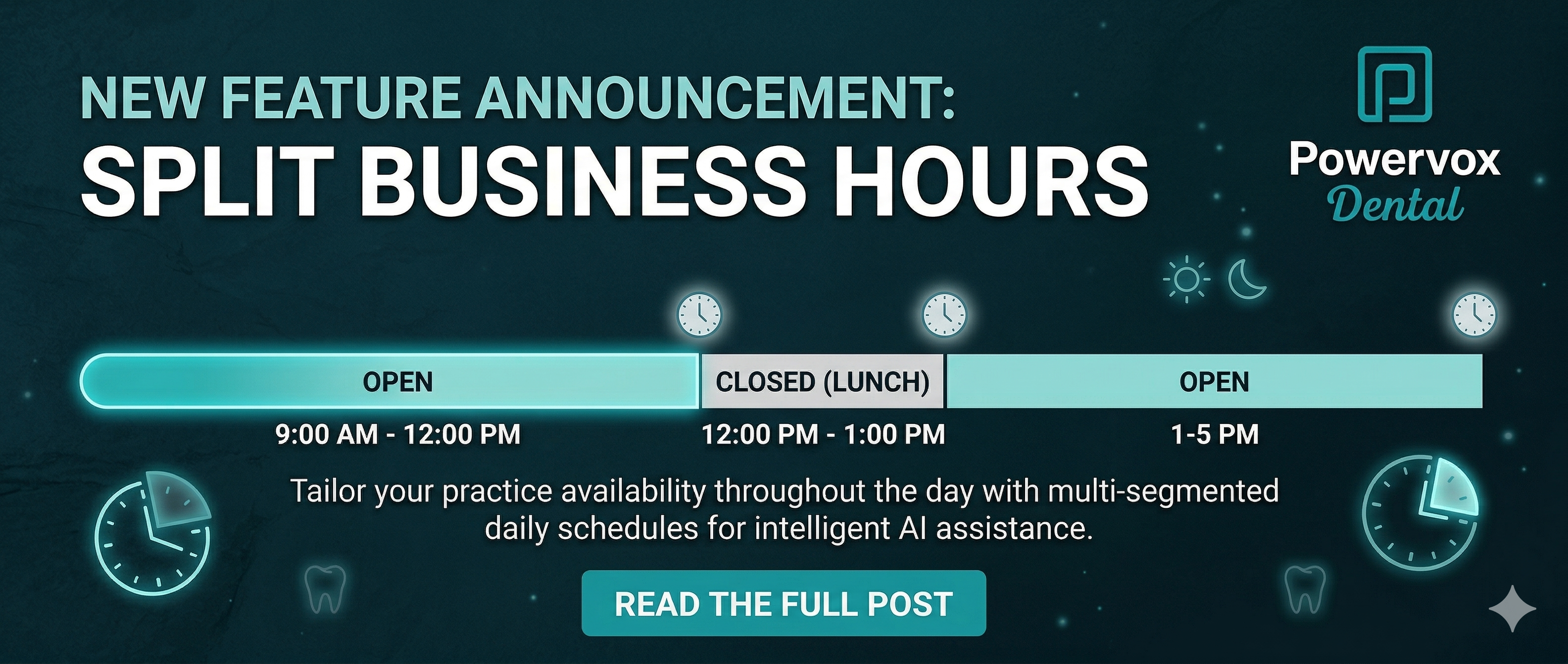 New Feature Announcement - Split Business Hours