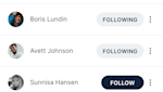 My Profile followers (1)